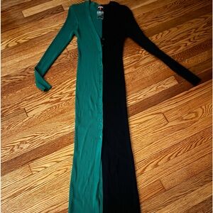 STAUD Shoko Sweater 
 color block dress in size M